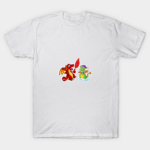 Kids cartoon design T-Shirt by Home Flashes